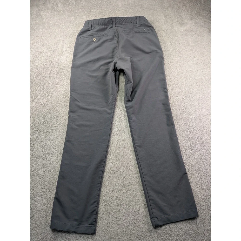 Under Armour Mens Golf Pants Gray Performance Straight Leg 32x32 (Fits 29x31.5)